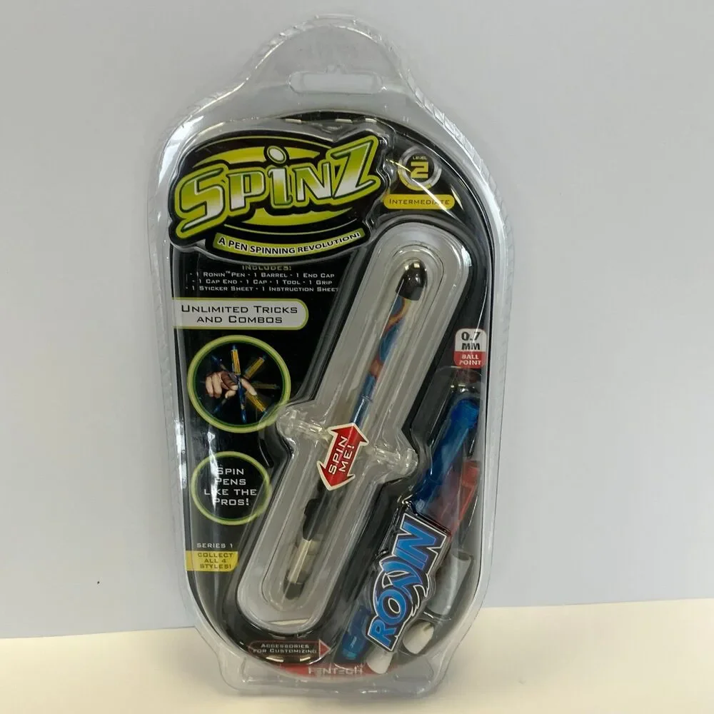 Spinz Pentech Ronin Pen Spinning Revolution Level 2 Blue Red & Black